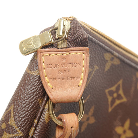 LOUIS VUITTON 1999 Monogram Pochette Accessoires Umhängetasche Braun WS25561
