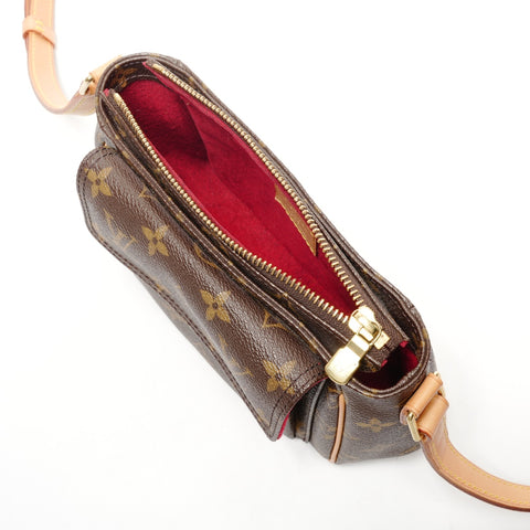 LOUIS VUITTON 2004 Monogram Viva Cite PM Shoulder Bag Brown WS25564