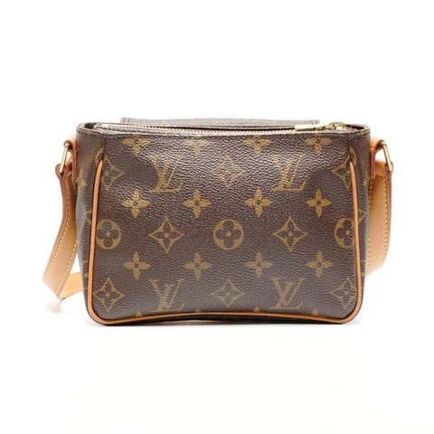 LOUIS VUITTON 2004 Monogram Viva Cite PM Shoulder Bag Brown WS25564