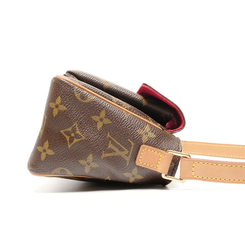 LOUIS VUITTON 2004 Monogram Viva Cite PM Shoulder Bag Brown WS25564