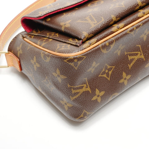 LOUIS VUITTON 2004 Monogram Viva Cite PM Shoulder Bag Brown WS25564