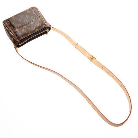 LOUIS VUITTON 2004 Monogram Viva Cite PM Shoulder Bag Brown WS25564