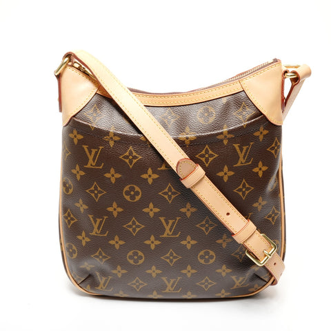 LOUIS VUITTON 2012 Odeon PM Monogram Shoulder Bag Brown WS25566