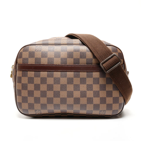 LOUIS VUITTON 2005 Damier Reporter PM Shoulder Bag Brown WS25567