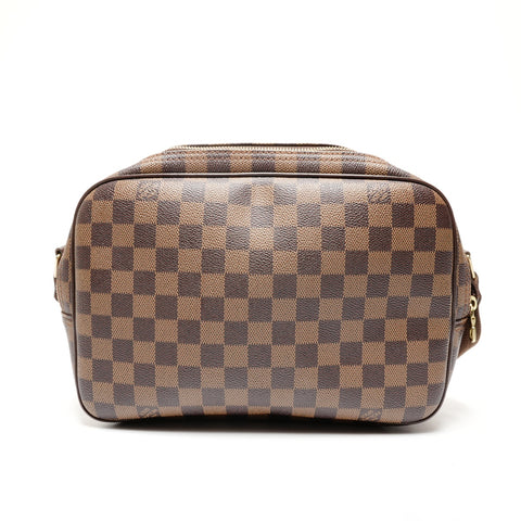 LOUIS VUITTON 2005 Damier Reporter PM Shoulder Bag Brown WS25567