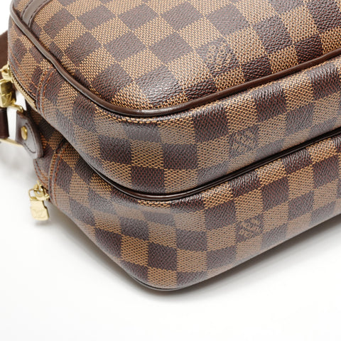 LOUIS VUITTON 2005 Damier Reporter PM Shoulder Bag Brown WS25567