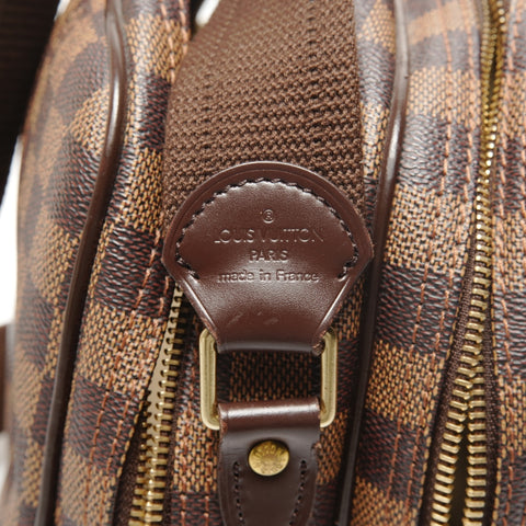 LOUIS VUITTON 2005 Damier Reporter PM Shoulder Bag Brown WS25567