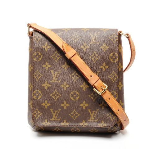 LOUIS VUITTON 2001 Monogram Musette Salsa Shoulder Bag Brown WS25568