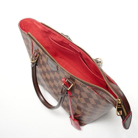 LOUIS VUITTON 2015 Kaisa Tote PM Damier Handbag Brown WS25569