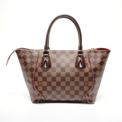 LOUIS VUITTON 2015 Kaisa Tote PM Damier Handbag Brown WS25569