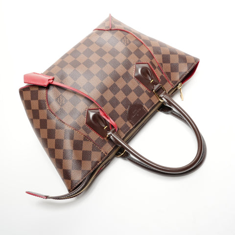 LOUIS VUITTON 2015 Kaisa Tote PM Damier Handbag Brown WS25569