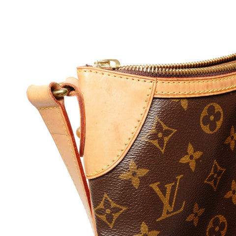 LOUIS VUITTON 2014 Odeon PM Monogram Shoulder Bag Brown WS25570