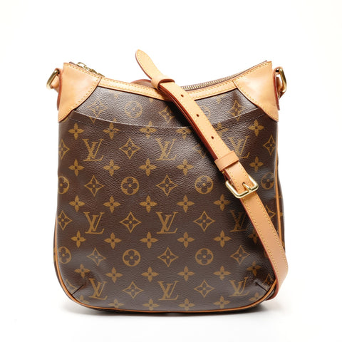 LOUIS VUITTON 2014 Odeon PM Monogram Shoulder Bag Brown WS25570