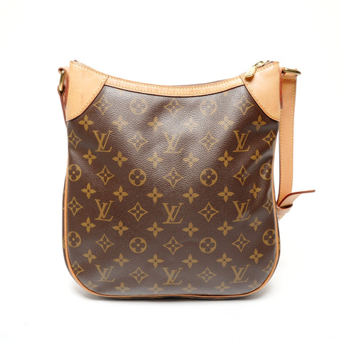 LOUIS VUITTON 2014 Odeon PM Monogram Shoulder Bag Brown WS25570