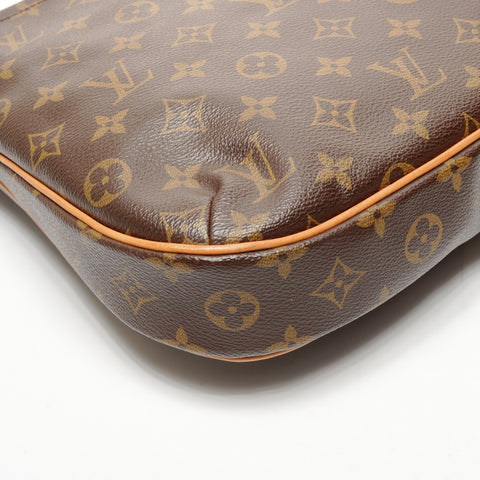 LOUIS VUITTON 2014 Odeon PM Monogram Shoulder Bag Brown WS25570