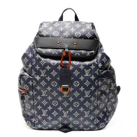 LOUIS VUITTON 2018 Monogram Ink Discovery Backpack Backpack  Daypack Navy WS25572