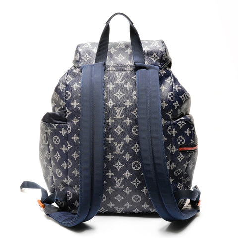 LOUIS VUITTON 2018 Monogram Ink Discovery Backpack Backpack  Daypack Navy WS25572