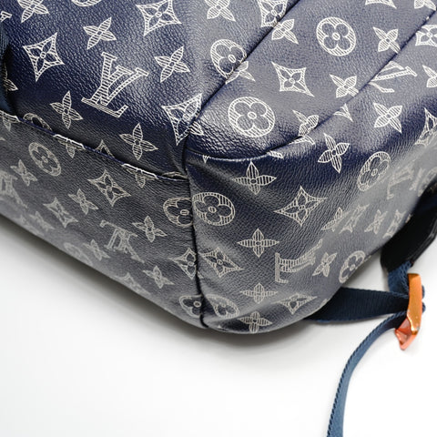 LOUIS VUITTON 2018 Monogram Ink Discovery Backpack Backpack  Daypack Navy WS25572