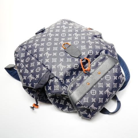 LOUIS VUITTON 2018 Monogram Ink Discovery Backpack Backpack  Daypack Navy WS25572