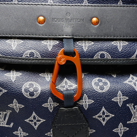 LOUIS VUITTON 2018 Monogram Ink Discovery Backpack Backpack  Daypack Navy WS25572