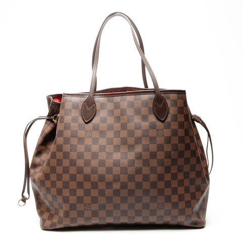 LOUIS VUITTON 2011 Damier Neverfull GM Tote Bag Brown WS25573
