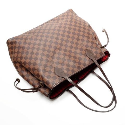 LOUIS VUITTON 2011 Damier Neverfull GM Tote Bag Brown WS25573