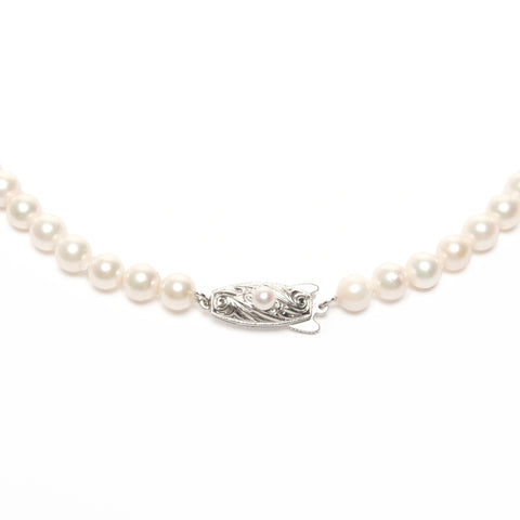 Tasaki Pearl TSASAKI Tasaki Pearl Silver 925 Necklace white WS25577