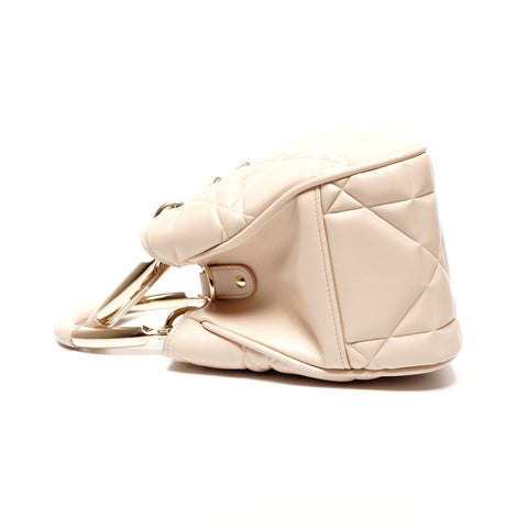 Christian Dior 95.22 Lambskin Cannage Lady Lady All Handbag beige WS25581