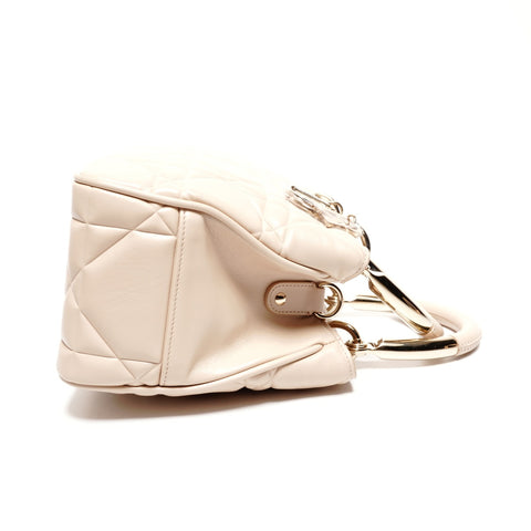 Christian Dior 95.22 Lambskin Cannage Lady Lady All Handbag beige WS25581
