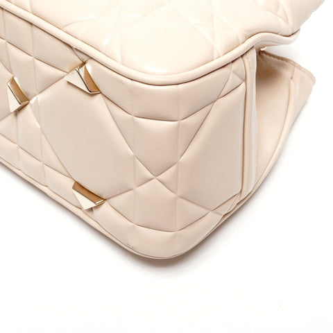 Christian Dior 95.22 Lambskin Cannage Lady Lady All Handbag beige WS25581