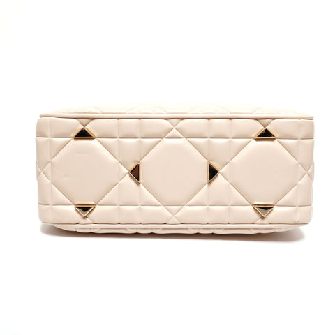 Christian Dior 95.22 Lambskin Cannage Lady Lady All Handbag beige WS25581