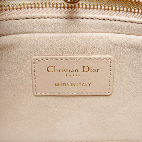 Christian Dior 95.22 Lambskin Cannage Lady Lady All Handbag beige WS25581