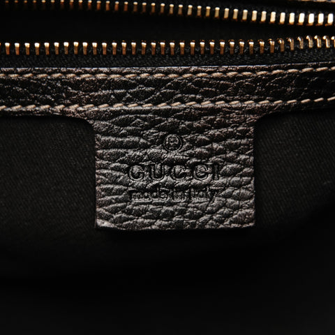 GUCCI GG Canvas Hysteria Handbag Boston bag black WS25584