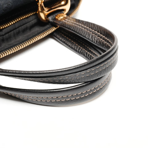 GUCCI GG Canvas Hysteria Handbag Boston bag black WS25584