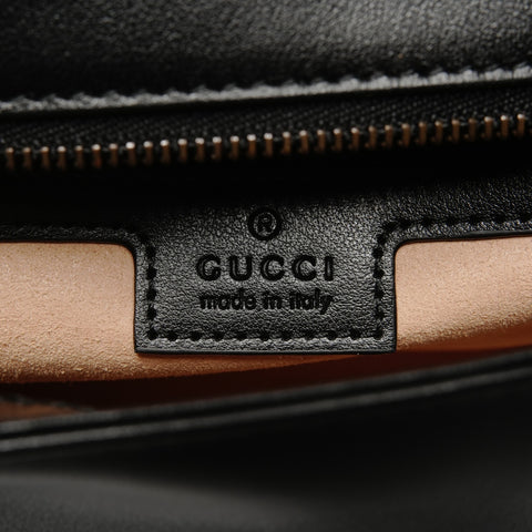GUCCI GG Marmont 443497 Heart Medium Shoulder Bag black WS25589