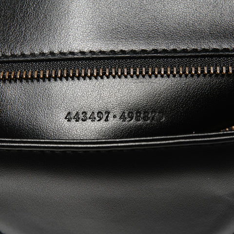 GUCCI GG Marmont 443497 Heart Medium Shoulder Bag black WS25589