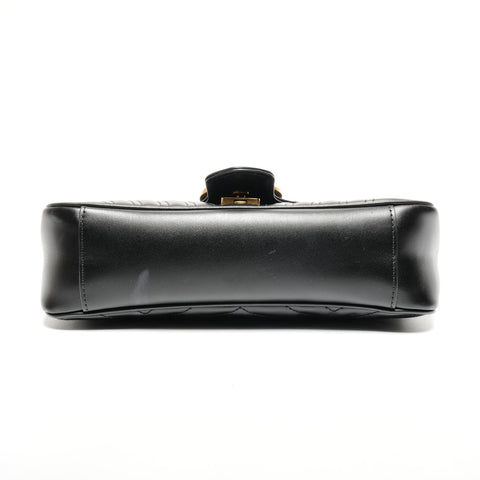 GUCCI GG Marmont 443497 Heart Medium Shoulder Bag black WS25589