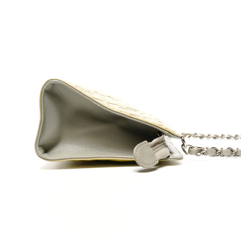 CHANEL No. 13 2009-2010 Patent Leather Icon Motif Chain Shoulder Bag gold WS25591