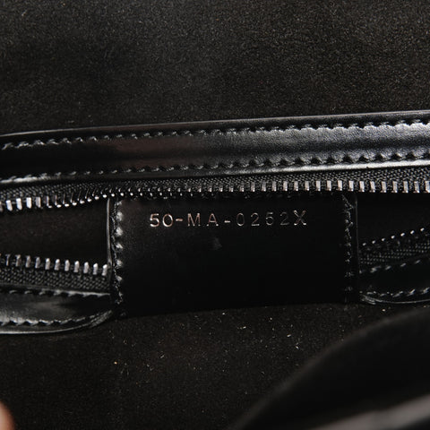 Christian Dior Canop Small Macrocannage Shoulder Bag black WS25592