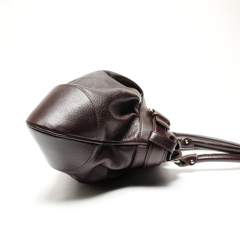 Salvatore Ferragamo Gancini leather Shoulder Bag Brown WS25597