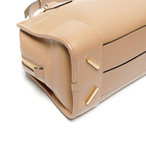 LOEWE 2way Amazona 28 Handbag beige WS25598