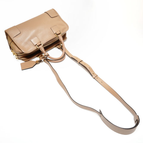 LOEWE 2way Amazona 28 Handbag beige WS25598