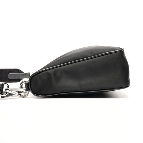 PRADA Re-Nylon Saffiano Pouch with Triangle Logo, Black, 2VH113 Shoulder Bag black WS25599