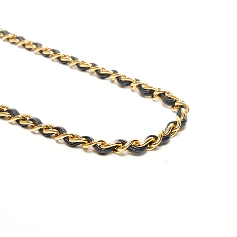 CHANEL 0 Series 1986-1988 Lambskin Mini Flap COCO Mark Shoulder Bag black WS25602