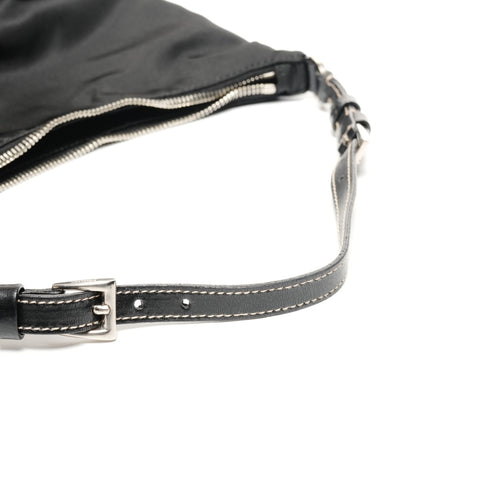 PRADA Nylon Shoulder Bag black WS25604