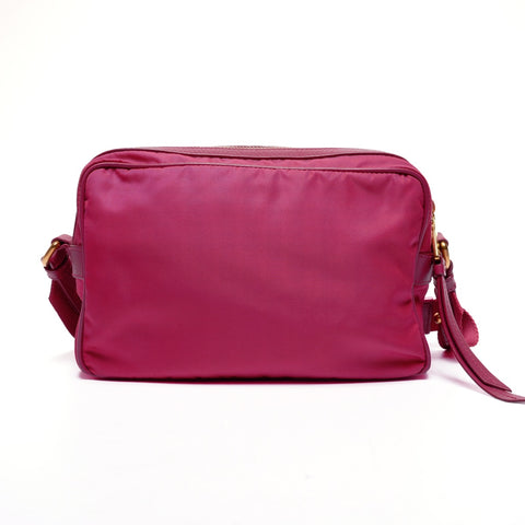 PRADA Nylon Camera Shoulder Bag pink WS25605