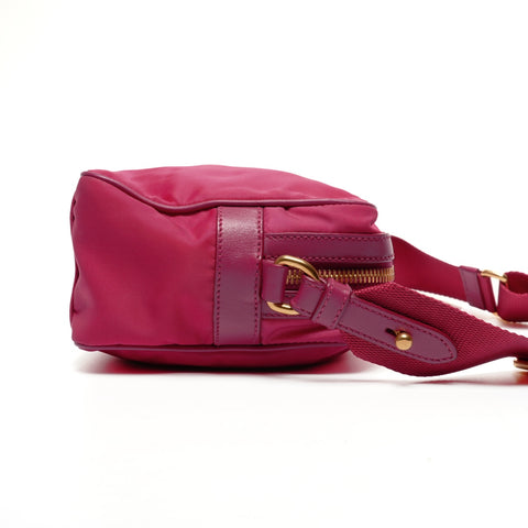 PRADA Nylon Camera Shoulder Bag pink WS25605