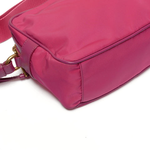 PRADA Nylon Camera Shoulder Bag pink WS25605