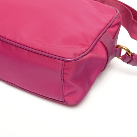 PRADA Nylon Camera Shoulder Bag pink WS25605