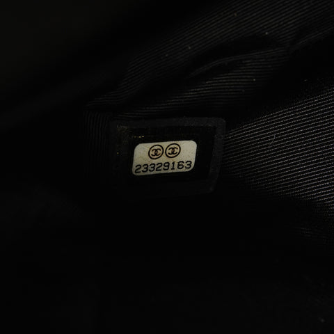 CHANEL 23 Series 20016-2017 Double Flap Chain Leather Two-Tone Shoulder Bag White black WS25606